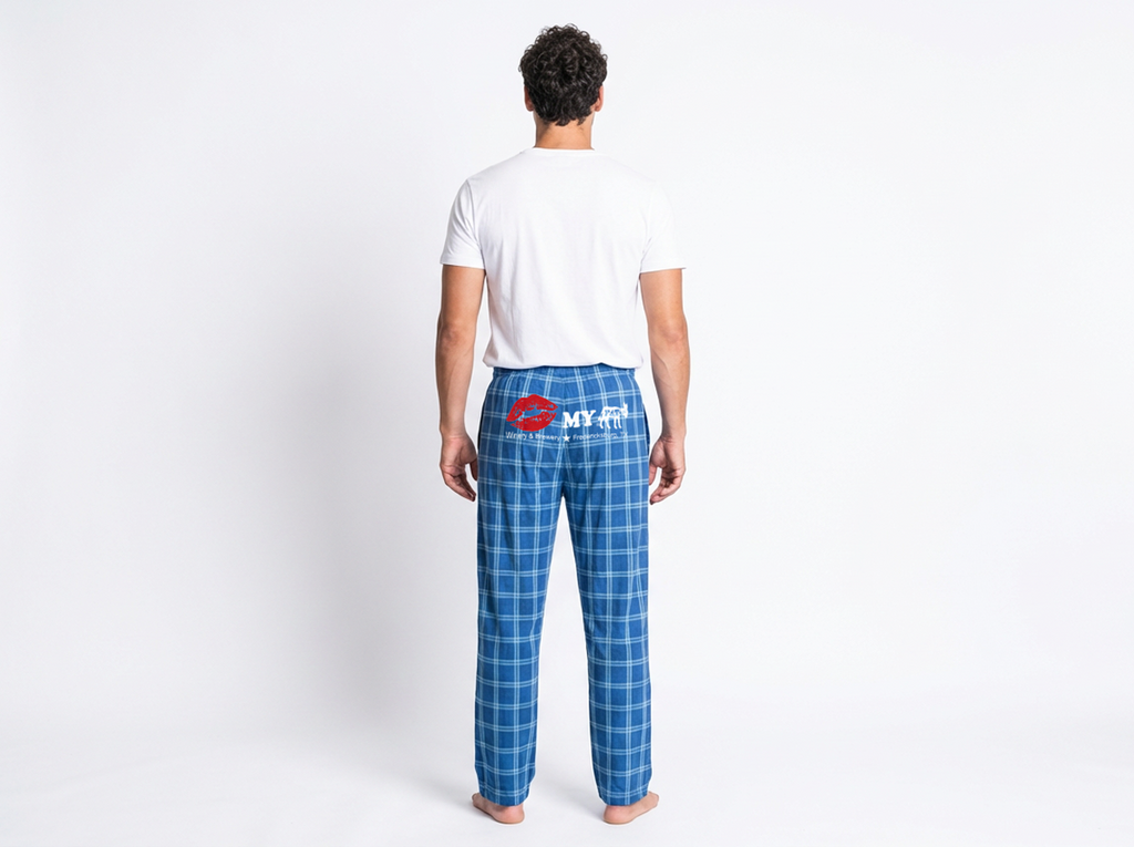 Pajama Pants Green and Blue