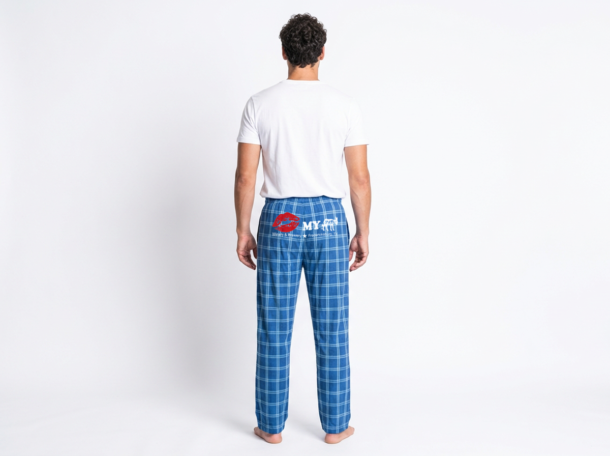 Pajama Pants Green and Blue