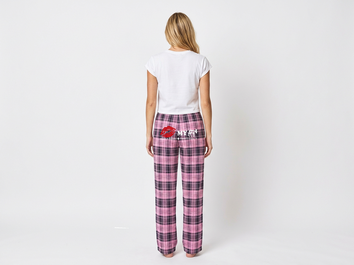 Pajama Pants Pink and Black