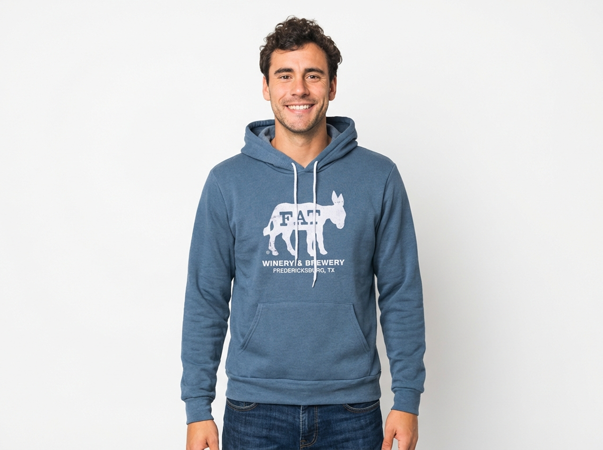 Heather Slate Donkey Hoodie