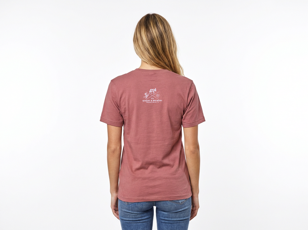 Mauve Donkey V-Neck