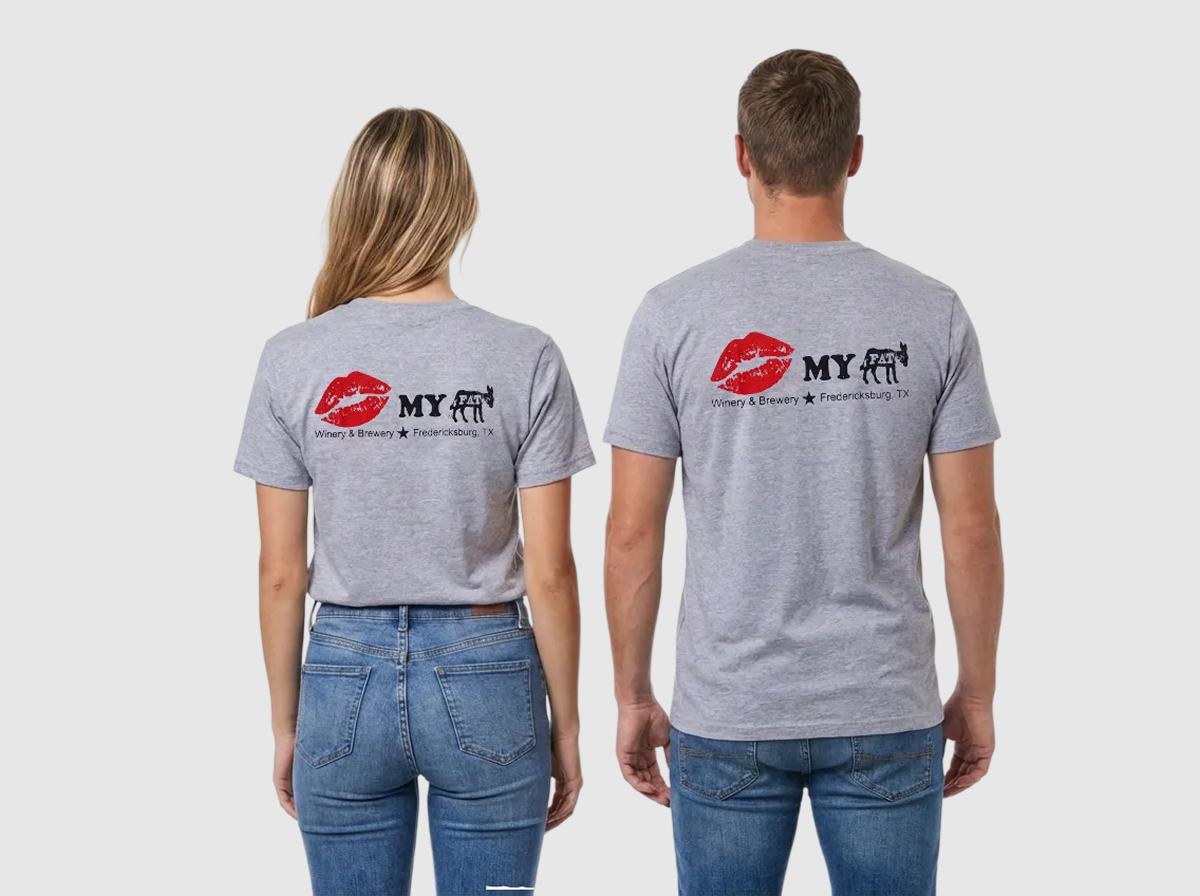 Kiss My Heather Gray T-Shirt