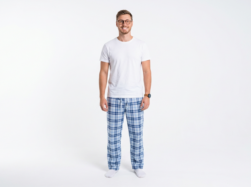 Pajama Pants Light Blue