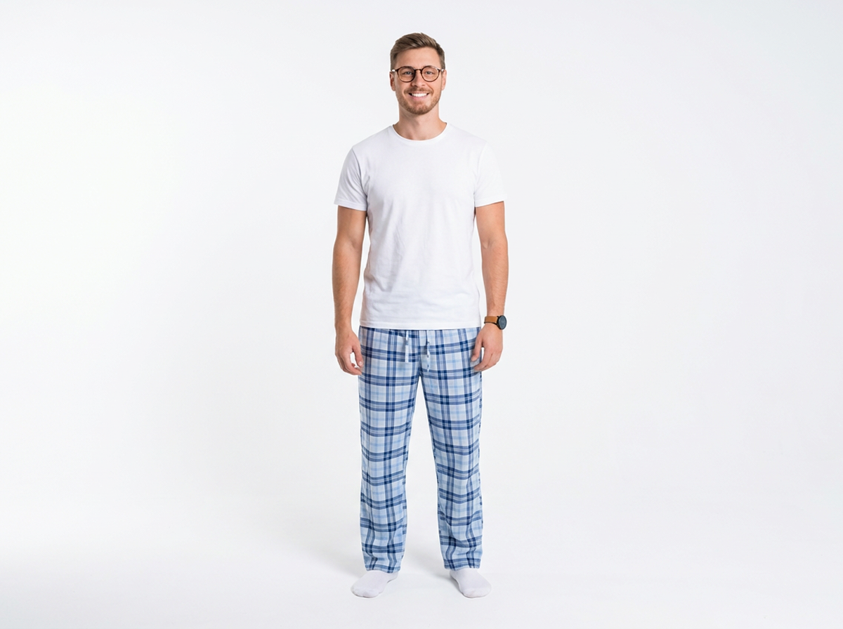 Pajama Pants Light Blue