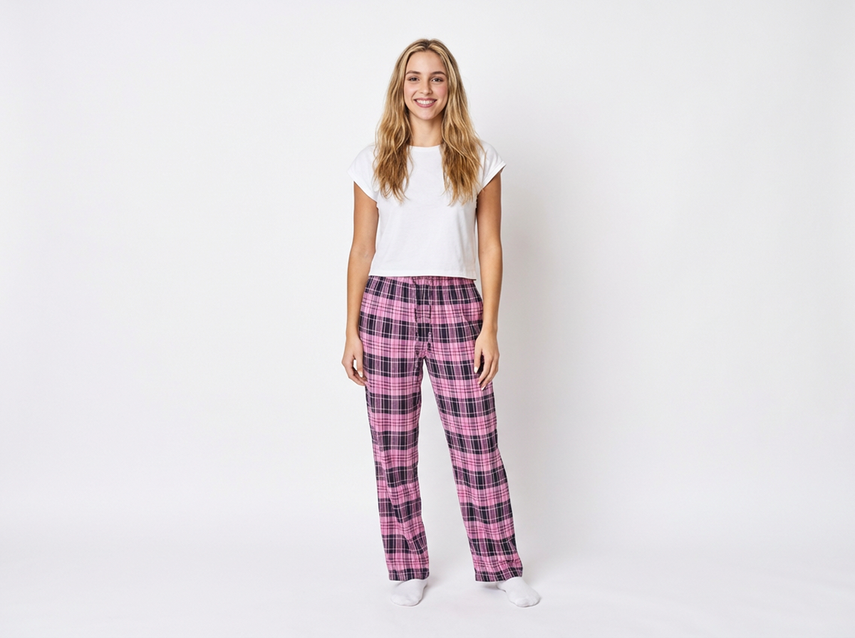 Pajama Pants Pink and Black