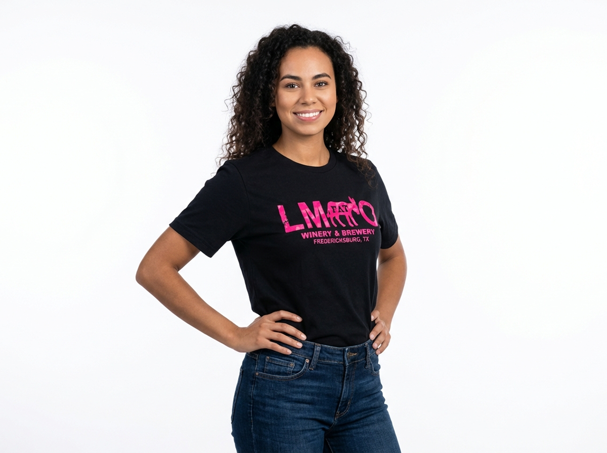 LMFAO Black and Hot Pink T-Shirt