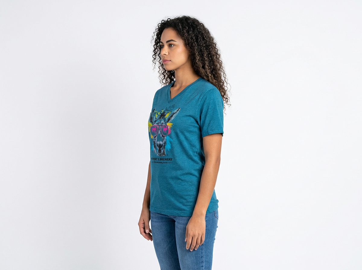 Teal Nice Ass V-Neck