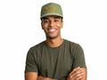 Cap - Army Green Laser Mesh