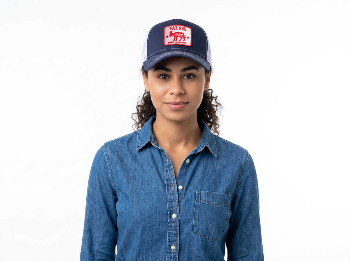 Cap - Navy and White with Stars