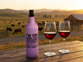 Koozie - Wine Suit One Drink Away Lilac