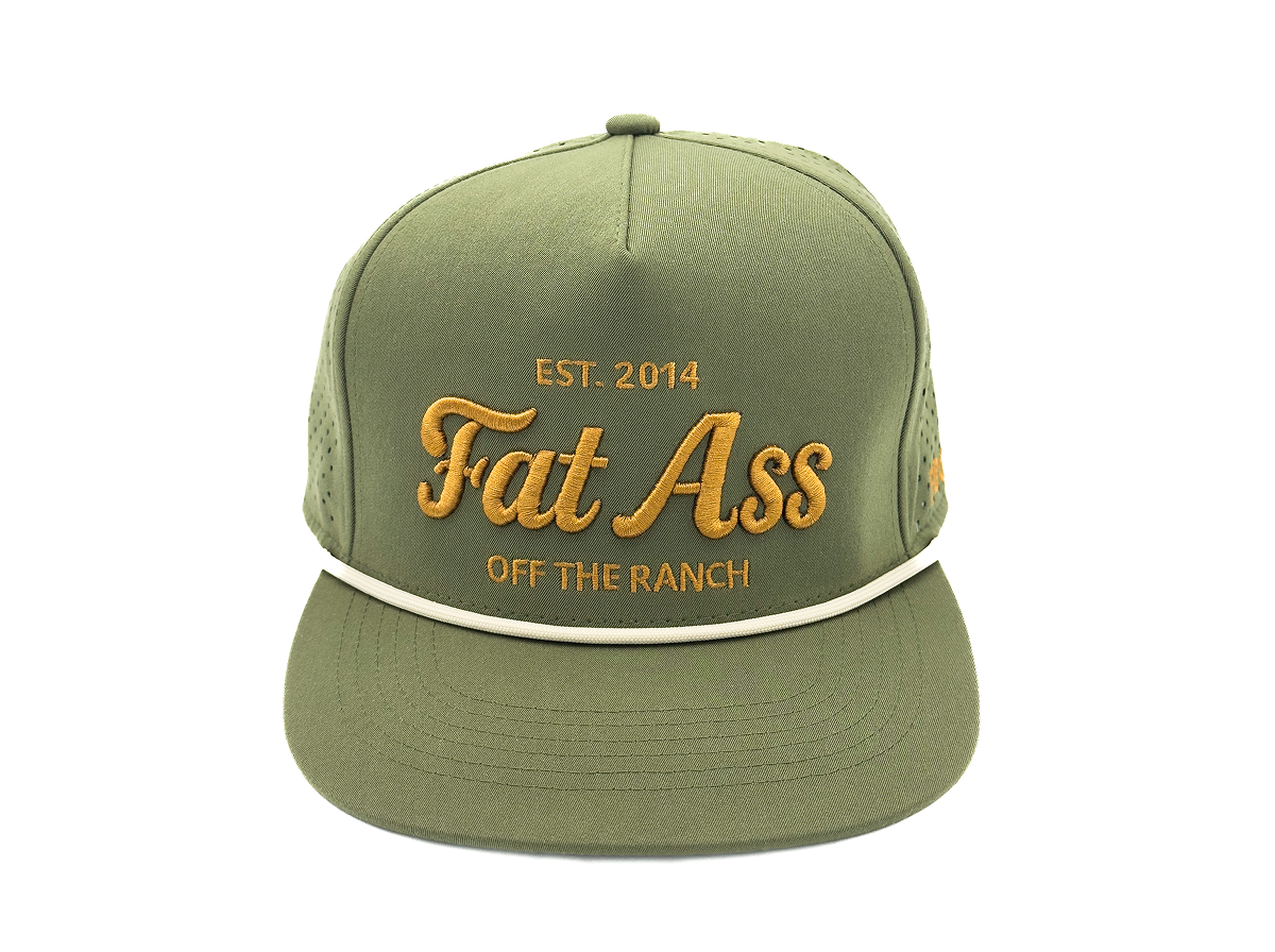 Cap - Army Green Laser Mesh