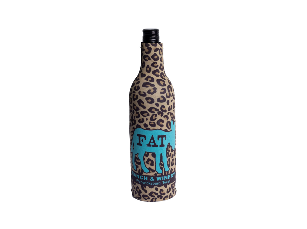 Koozie - Wine Suit Wild Thang Cheetah