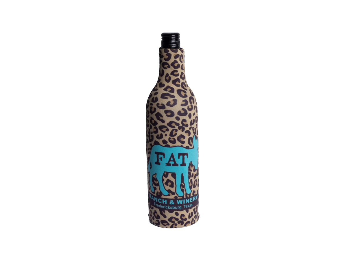 Koozie - Wine Suit Wild Thang Cheetah