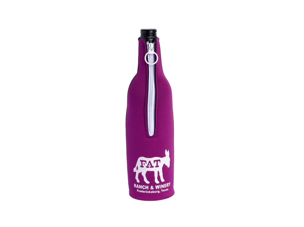 Koozie - Hands Off My Fat Ass Purple