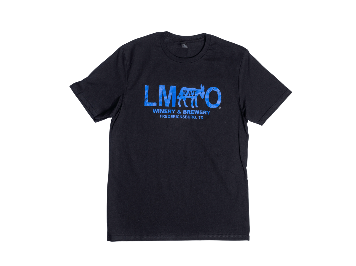 LMFAO Black and Royal Blue T-Shirt