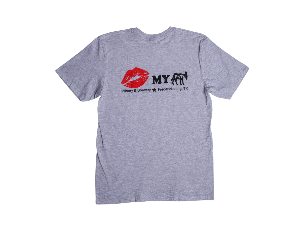 Kiss My Heather Gray T-Shirt