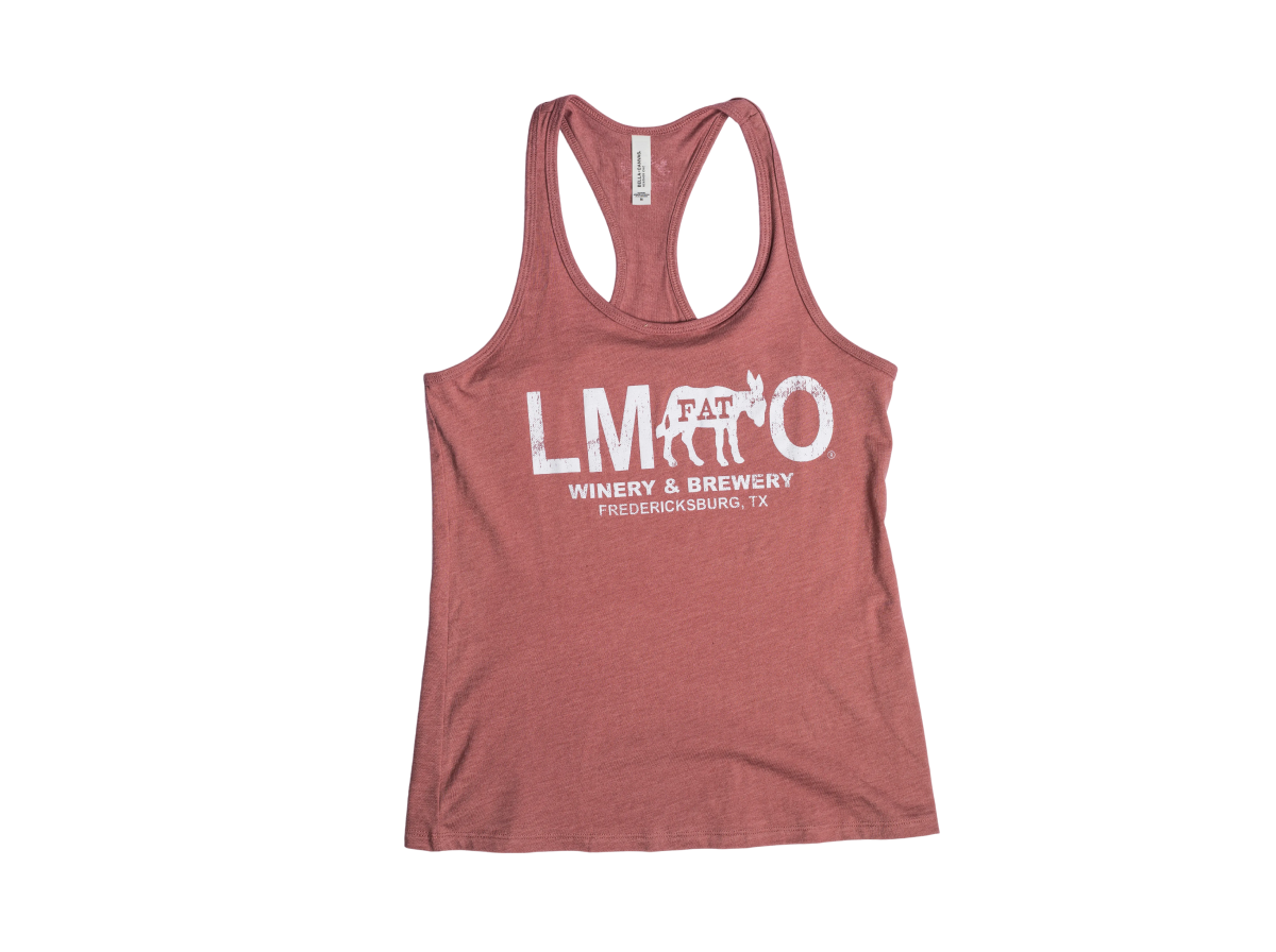 Mauve LMFAO Racerback Tank