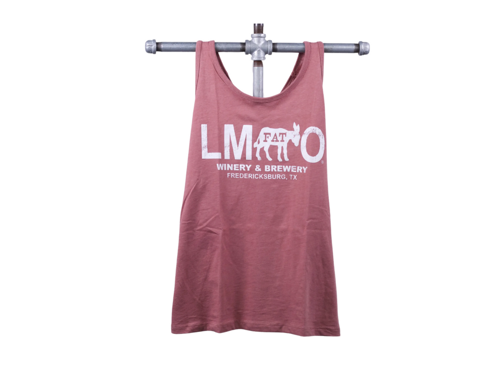 Mauve LMFAO Racerback Tank