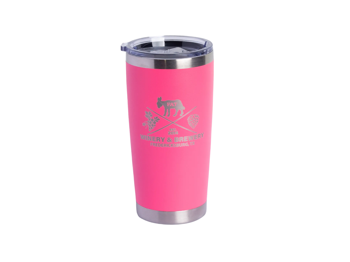 Tumbler - Hot Pink 20 oz Double Wall Stainless Steel