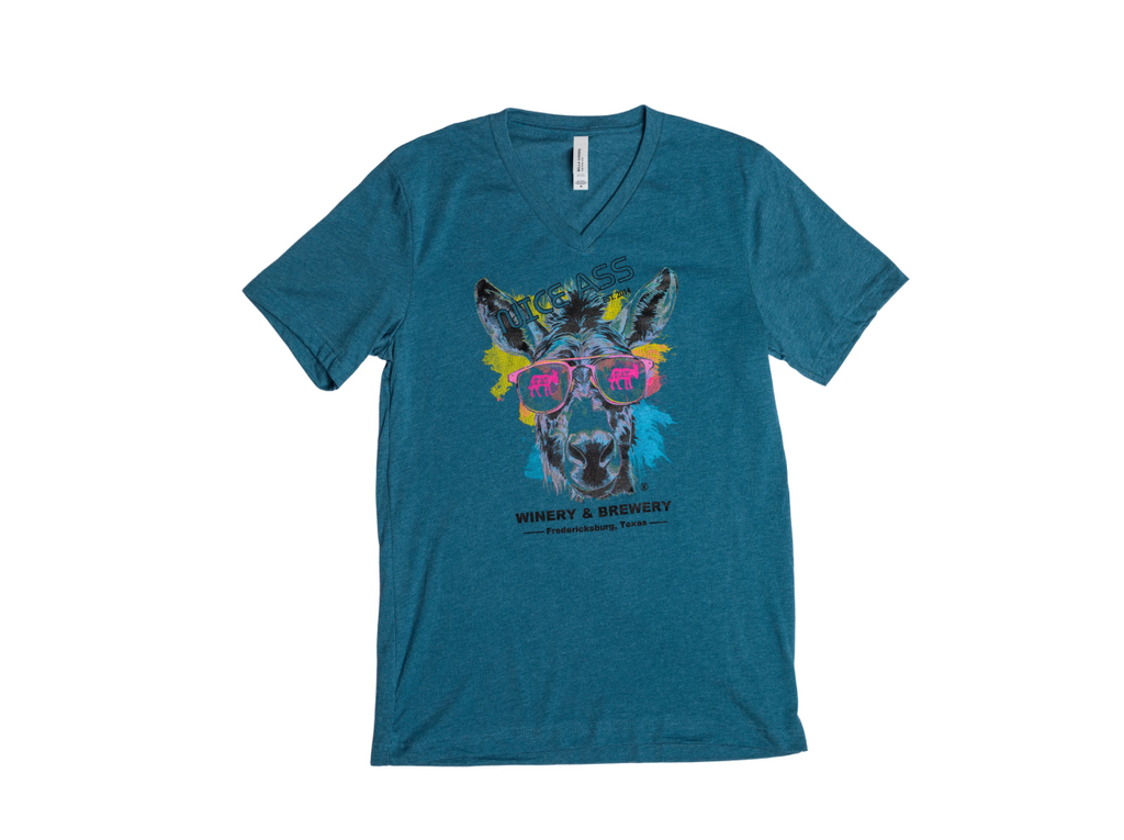 Teal Nice Ass V-Neck