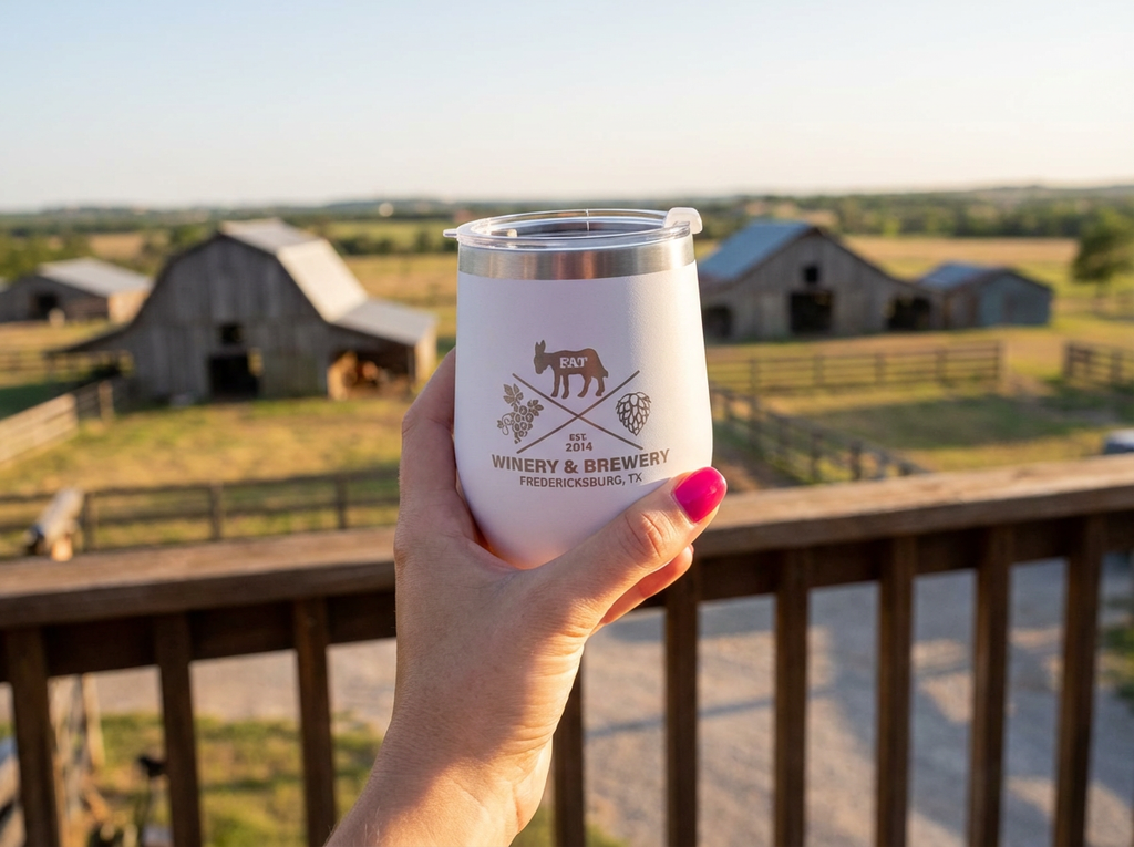 Tumbler - White 12 oz Double Wall Stainless Steel